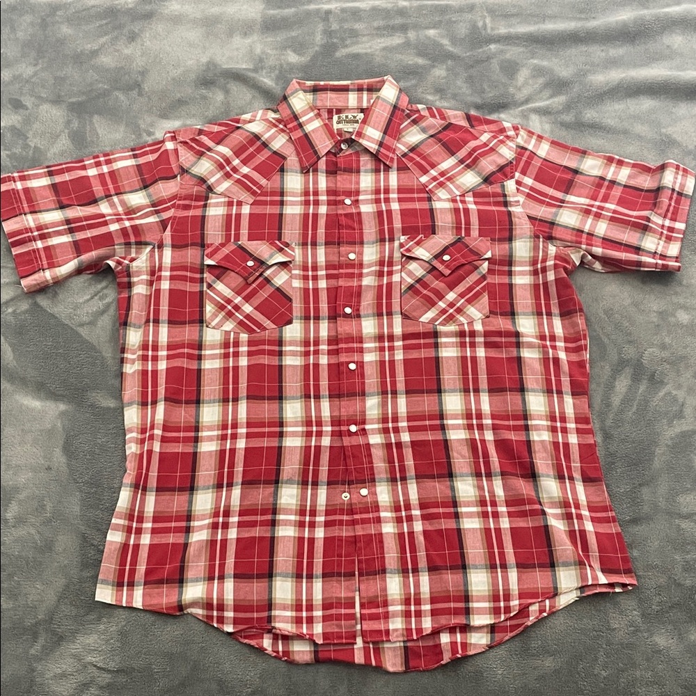 Ely Cattleman Plaid Button Shirt
